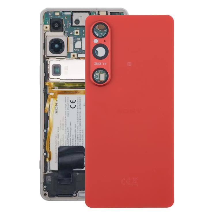 For Sony Xperia 1 VI Original Battery Back Cover with Camera Lens Cover(Red) - free shipping - PMC TechLife - Order now!