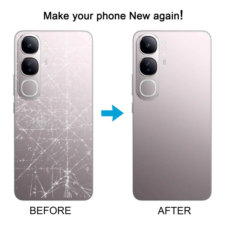 For vivo Y300 5G India Version Original Battery Back Cover with Camera Lens Cover(Purple) - Back Cover by PMc TechLife | Online Shopping South Africa | PMc TechLife | Buy Now Pay Later Mobicred