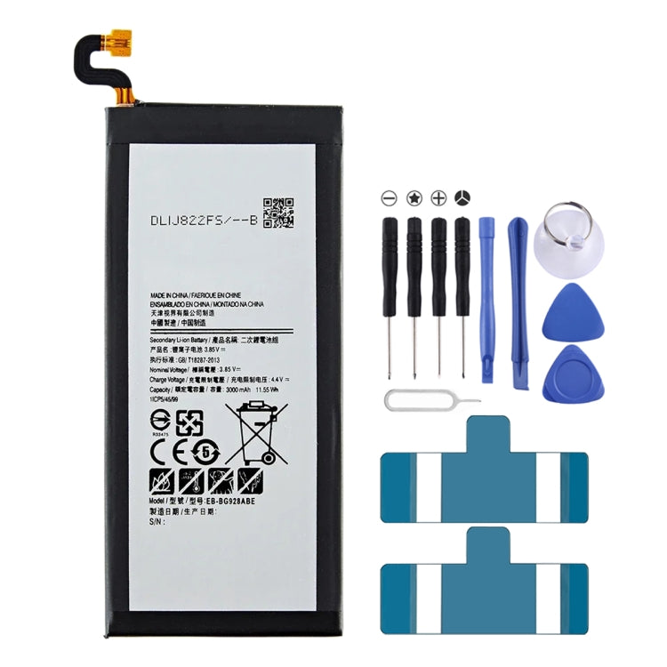 3000mAh Battery Replacement For Samsung Galaxy S6 Edge+ SM-G9280 G928P G928F G928V G9280 G9287 EB-BG928ABE EB-BG928ABA - For Samsung by PMC Jewellery | Online Shopping South Africa | PMC Jewellery | Buy Now Pay Later Mobicred