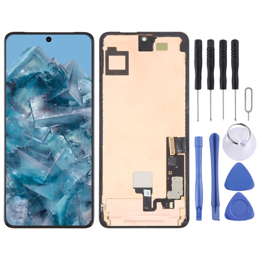 For Google Pixel 8 Pro GC3VE G1MNW Original AMOLED LCD Screen Digitizer Full Assembly with Frame/Fingerprint Sensor Flex Cable - LCD Screen by PMC Jewellery | Online Shopping South Africa | PMC Jewellery | Buy Now Pay Later Mobicred