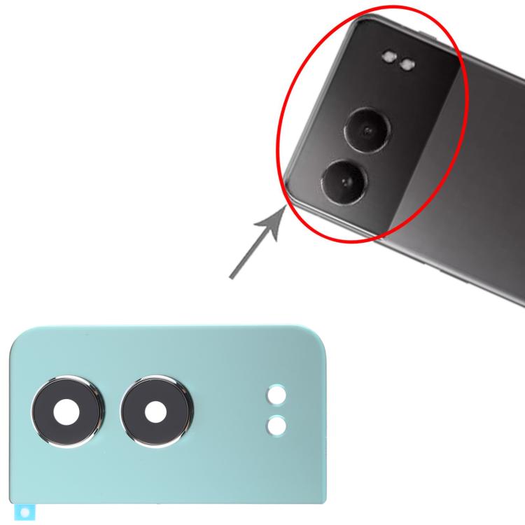 For OnePlus Nord 4 CPH2663 CPH2661 Original Rear Camera Lens Cover (Green) - free shipping - PMC TechLife - Order now!