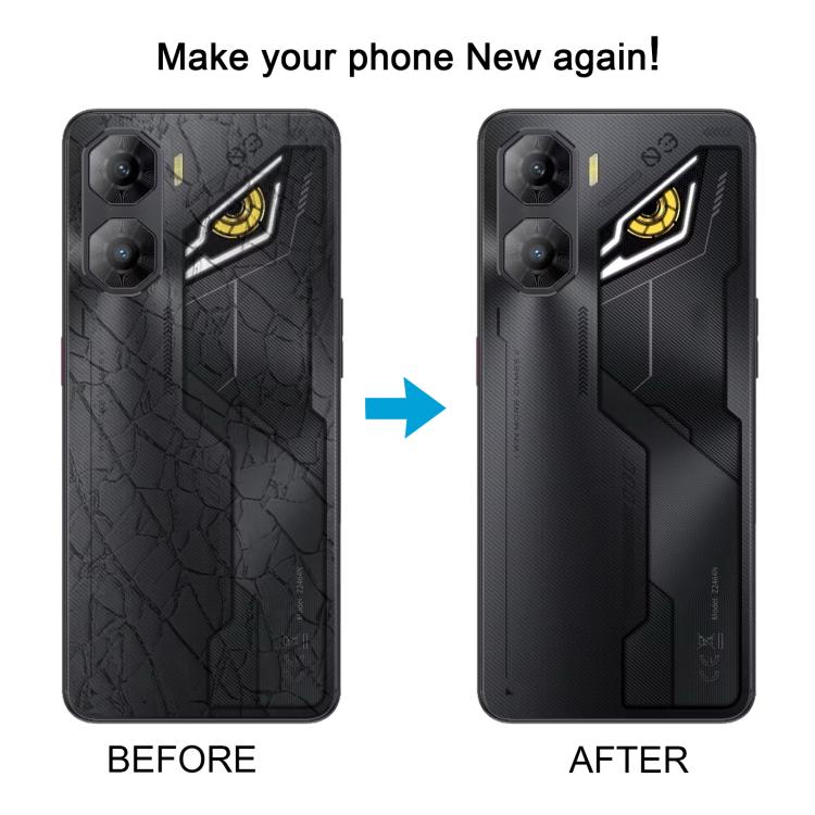 For ZTE nubia Neo 3 Plastic Battery Back Cover with Camera Lens Cover(Black) - free shipping - PMC TechLife - Order now!