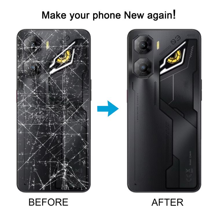For ZTE nubia Neo 3 Plastic Battery Back Cover with Middle Frame / Camera Lens Cover(Gold) - free shipping - PMC TechLife - Order now!