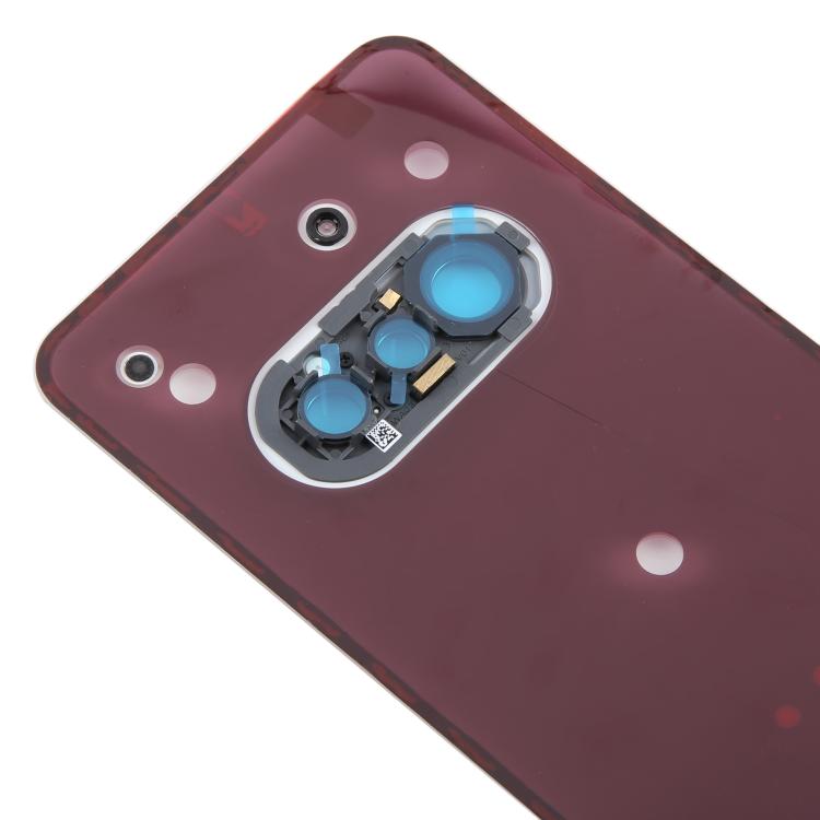 For Nothing Phone 3a A059 Glass Battery Back Cover with Camera Frame(White) - free shipping - PMC TechLife - Order now!