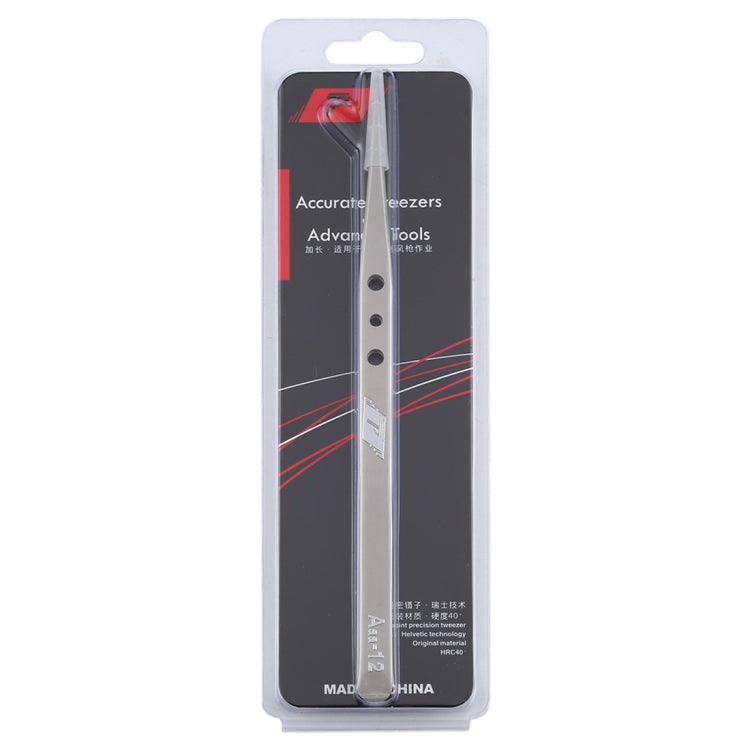 Aaa-12 Precision Repair Tweezers Long Pointed Stainless Steel - Tweezers by PMC Jewellery | Online Shopping South Africa | PMC Jewellery | Buy Now Pay Later Mobicred