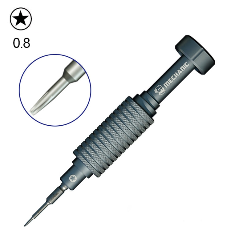 MECHANIC Mortar Mini iShell Five Star 0.8mm Phone Repair Precision Screwdriver - Screwdriver by MECHANIC | Online Shopping South Africa | PMC Jewellery | Buy Now Pay Later Mobicred