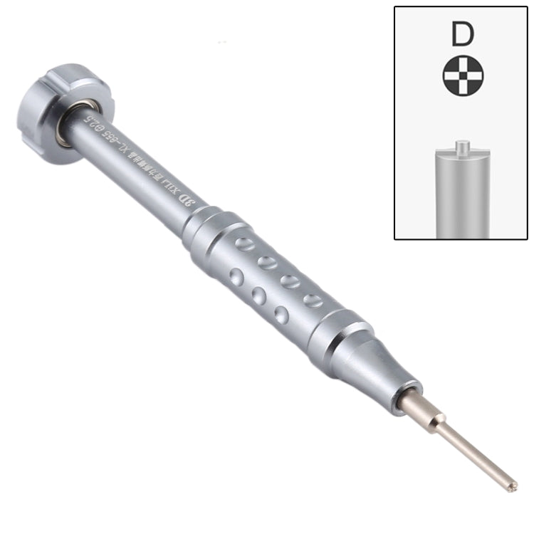 XL-655 3D Non-slip Hollow Cross Tip Middle Bezel 2.5 Screwdriver - Screwdriver by PMC Jewellery | Online Shopping South Africa | PMC Jewellery | Buy Now Pay Later Mobicred