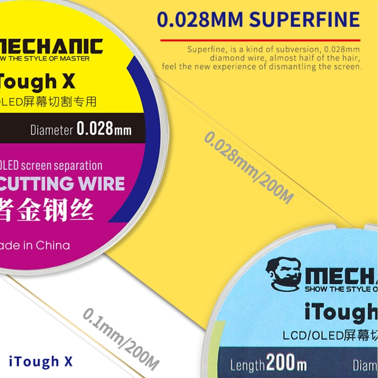 MECHANIC iTough X 200M 0.06MM LCD OLED Screen Cutting Wire - Welding Wire by MECHANIC | Online Shopping South Africa | PMC Jewellery