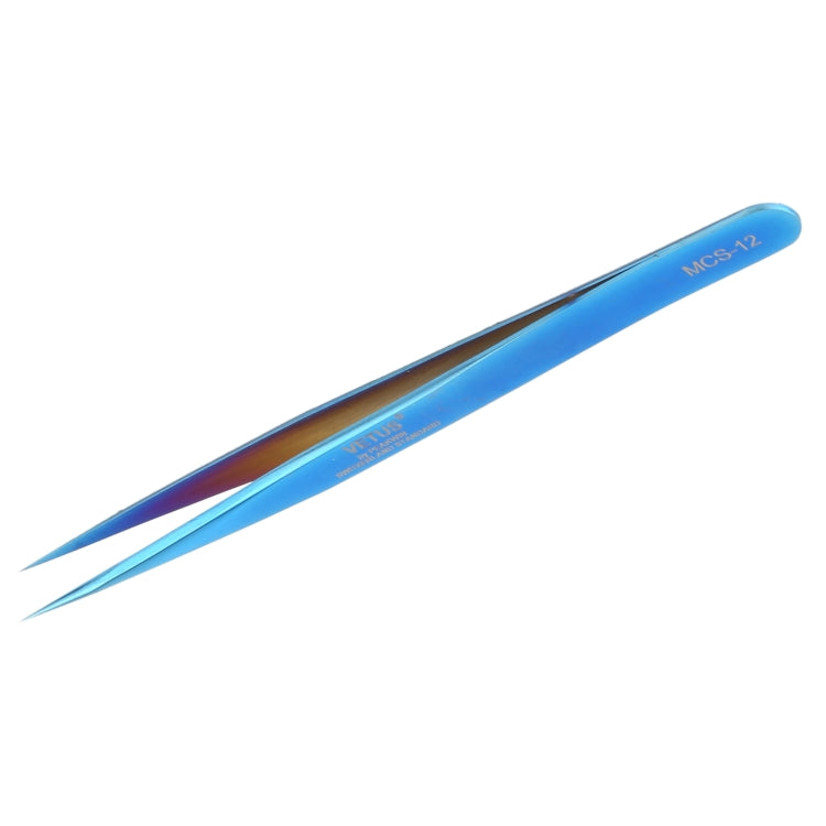 Vetus MCS-12 Bright Color Tweezers(Blue) - Tweezers by VETUS | Online Shopping South Africa | PMC TechLife | Buy Now Pay Later Mobicred