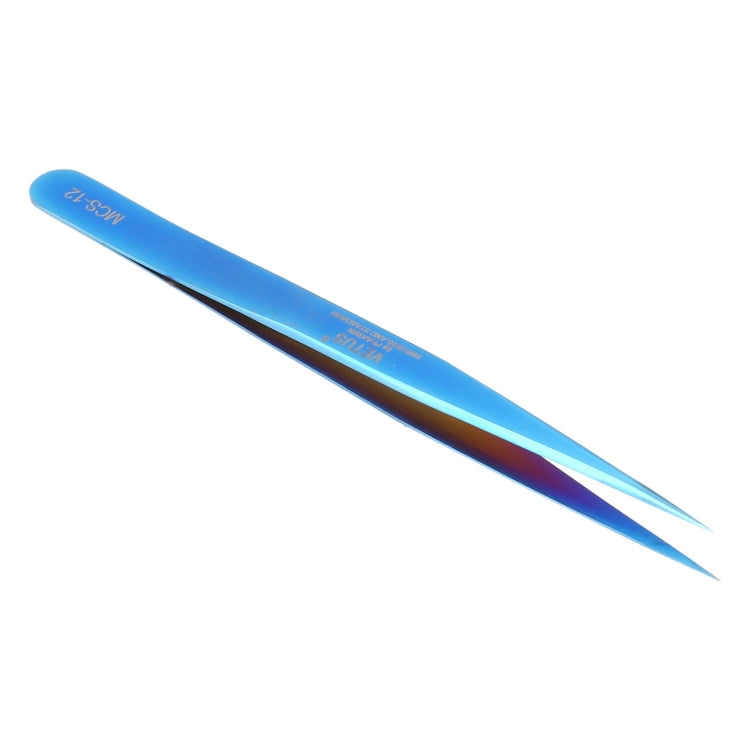 Vetus MCS-12 Bright Color Tweezers(Blue) - Tweezers by VETUS | Online Shopping South Africa | PMC TechLife | Buy Now Pay Later Mobicred