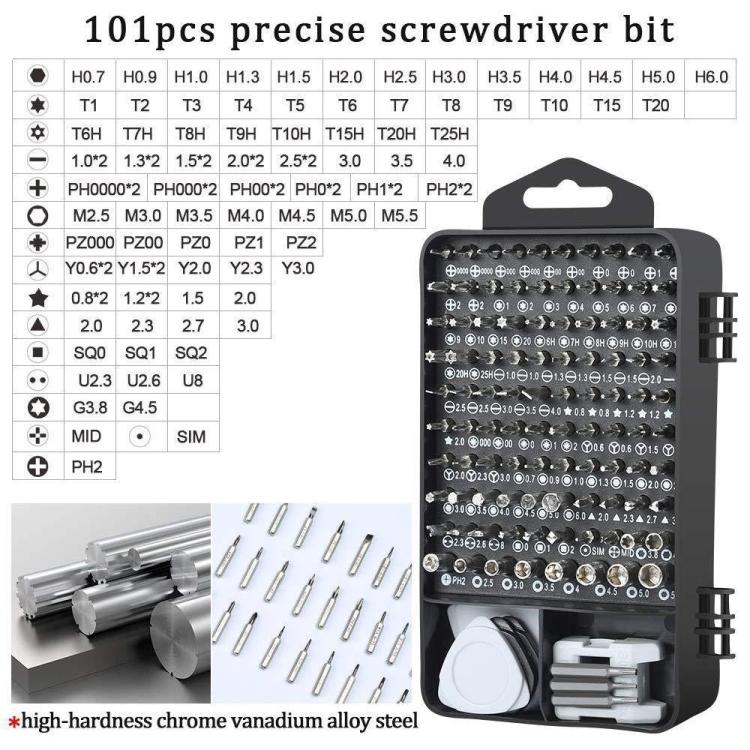 122 in 1 Precision Magnetic Screwdriver Kit (Blue) - Screwdriver Set by PMC TechLife | Online Shopping South Africa | PMC TechLife | Buy Now Pay Later Mobicred