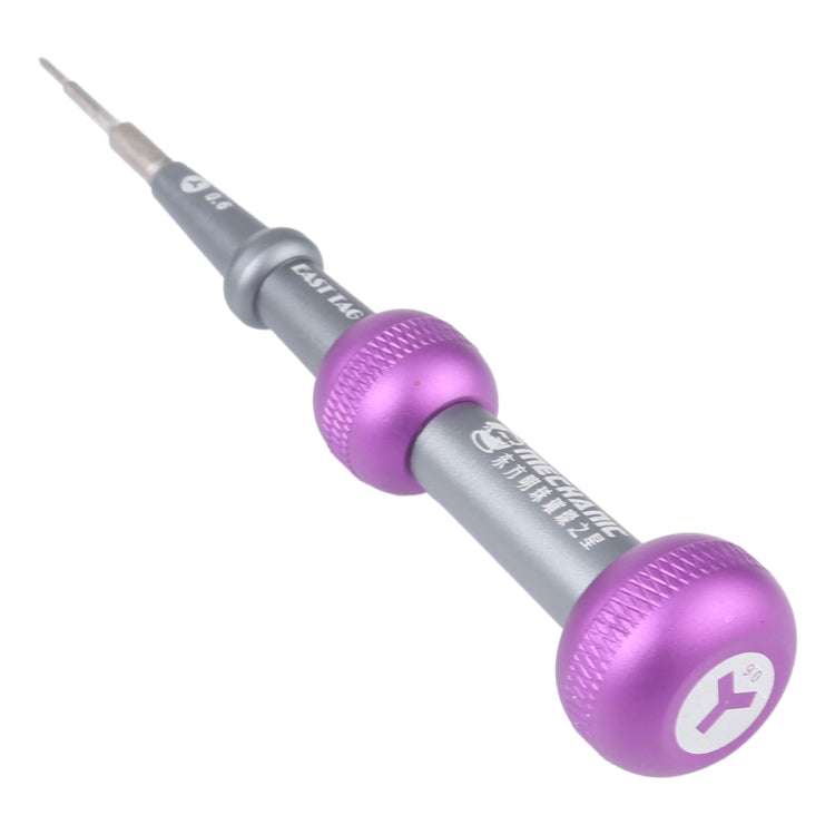 Mechanic East Tag Precision Strong Magnetic Screwdriver, Tri-Point Y0.6(Purple) - Screwdriver by MECHANIC | Online Shopping South Africa | PMC Jewellery | Buy Now Pay Later Mobicred