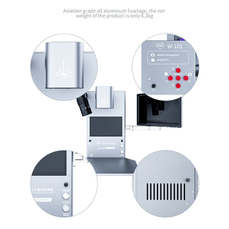 TBK R2201 Intelligent Thermal Infrared Imager Analyzer with Microscope, EU Plug - Repair Platform by TBK | Online Shopping South Africa | PMC Jewellery | Buy Now Pay Later Mobicred