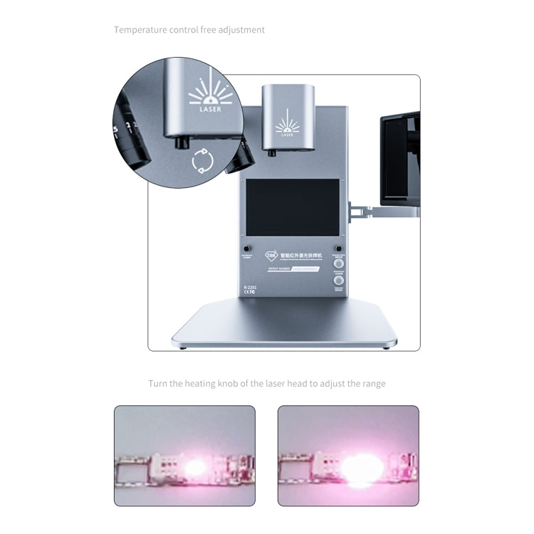 TBK R2201 Intelligent Thermal Infrared Imager Analyzer with Microscope, EU Plug - Repair Platform by TBK | Online Shopping South Africa | PMC Jewellery | Buy Now Pay Later Mobicred