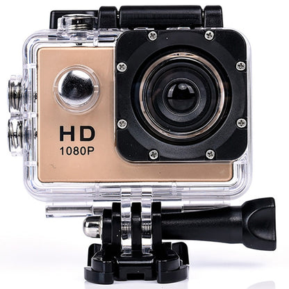 HAMTOD HF40 Sport Camera with 30m Waterproof Case, Generalplus 6624, 2.0 inch LCD Screen(Gold) - HAMTOD by HAMTOD | Online Shopping South Africa | PMC Jewellery | Buy Now Pay Later Mobicred