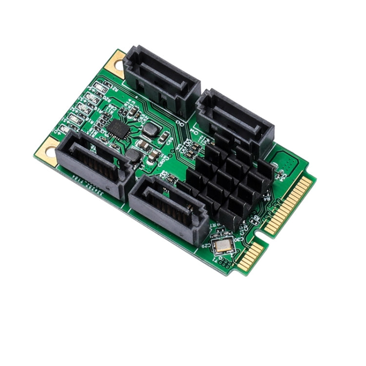 4 Port SATA III 6G Mini PCI Express Marvel 88SE9215 Controller Card - Add-on Cards by PMC Jewellery | Online Shopping South Africa | PMC Jewellery | Buy Now Pay Later Mobicred