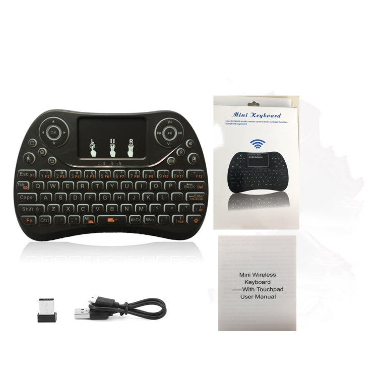 I8 Max 2.4GHz Mini Wireless Keyboard with Touchpad Rechargeable Fly Air Mouse Smart Game 7-color Backlit - Mini Keyboard by PMC Jewellery | Online Shopping South Africa | PMC Jewellery | Buy Now Pay Later Mobicred