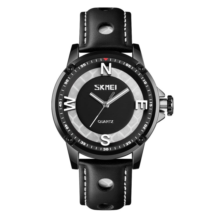 SKMEI 9211 Fashion Sports Stereo Dial Luminous Pointer Creative Watch Business Trend Men Quartz Watch(Black) - free shipping - PMC TechLife - Order now!