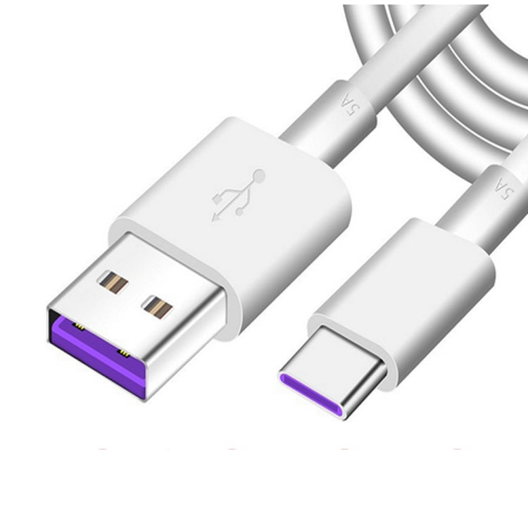 5A USB to USB-C / Type-C Flash Charging Data Cable, Cable Length: 1m - USB-C & Type-C Cable by PMC TechLife | Online Shopping South Africa | PMC TechLife | Buy Now Pay Later Mobicred