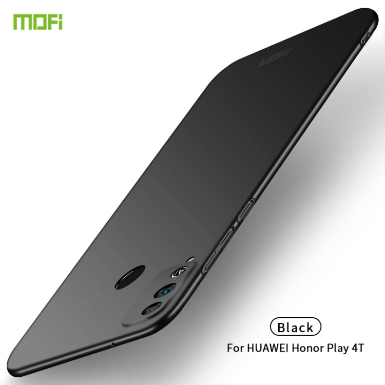 For Huawei Honor Play 4T MOFI Frosted PC Ultra-thin Hard Case(Black) - Honor Cases by MOFI | Online Shopping South Africa | PMC Jewellery