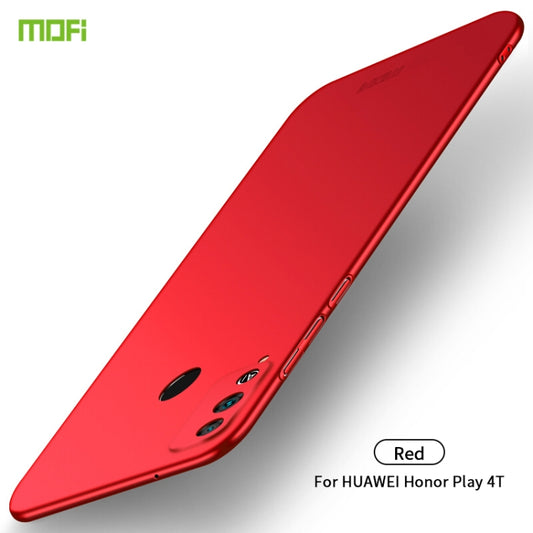 For Huawei Honor Play 4T MOFI Frosted PC Ultra-thin Hard Case(Red) - Honor Cases by MOFI | Online Shopping South Africa | PMC Jewellery