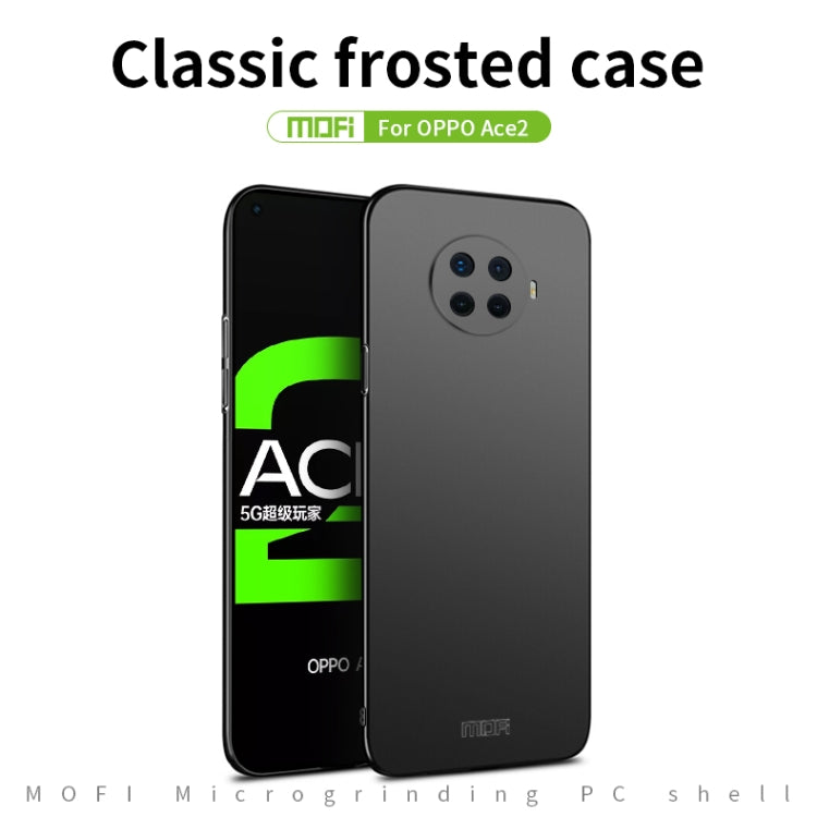 For OPPO Ace2 MOFI Frosted PC Ultra-thin Hard Case(Blue) - OPPO Cases by MOFI | Online Shopping South Africa | PMC Jewellery