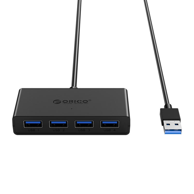 ORICO G11-H4-U3-100-BK 4 Ports USB 3.0 HUB - USB 3.0 HUB by ORICO | Online Shopping South Africa | PMC Jewellery | Buy Now Pay Later Mobicred