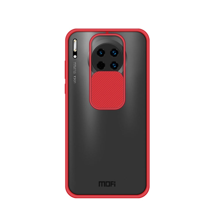 For Huawei Mate 30 MOFI Xing Dun Series PC + TPU Anti-peep Waterproof And Anti-drop All-inclusive Protective Shell, Translucent Frosted(Red) - Huawei Cases by MOFI | Online Shopping South Africa | PMC Jewellery