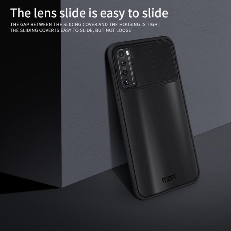 For Huawei nova 7 MOFI Xing Dun Series PC + TPU Anti-peep Waterproof And Anti-drop All-inclusive Protective Shell, Translucent Frosted(Red) - Huawei Cases by MOFI | Online Shopping South Africa | PMC TechLife | Buy Now Pay Later Mobicred