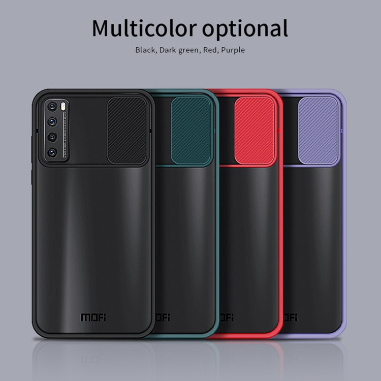 For Huawei nova 7 MOFI Xing Dun Series PC + TPU Anti-peep Waterproof And Anti-drop All-inclusive Protective Shell, Translucent Frosted(Purple) - Huawei Cases by MOFI | Online Shopping South Africa | PMC TechLife | Buy Now Pay Later Mobicred