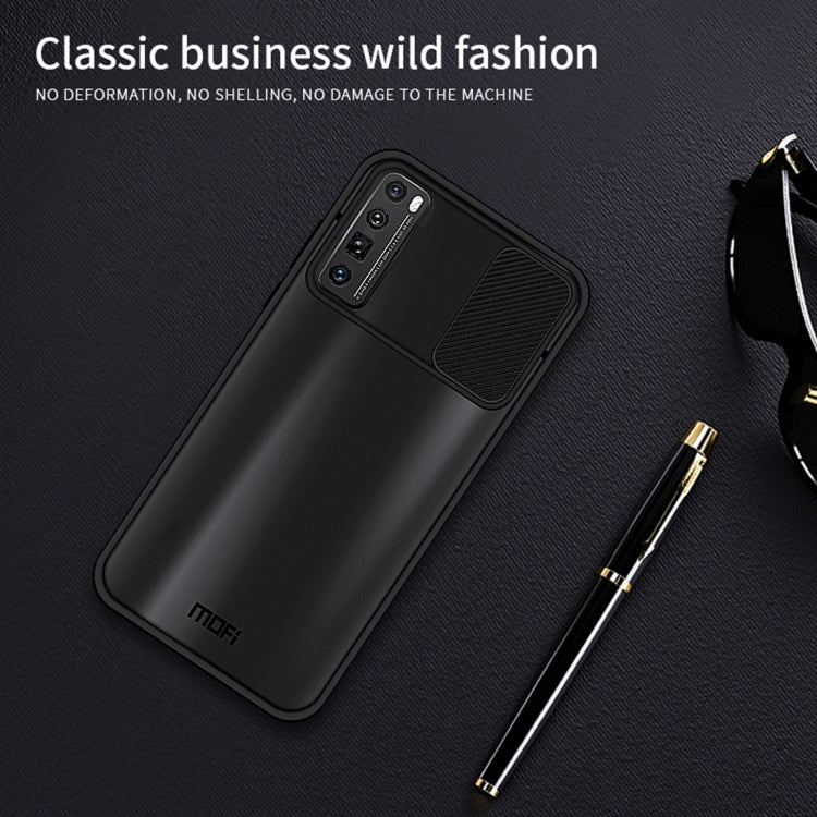 For Huawei nova 7 Pro MOFI Xing Dun Series PC + TPU Anti-peep Waterproof And Anti-drop All-inclusive Protective Shell, Translucent Frosted(Red) - free shipping - PMC TechLife - Order now!