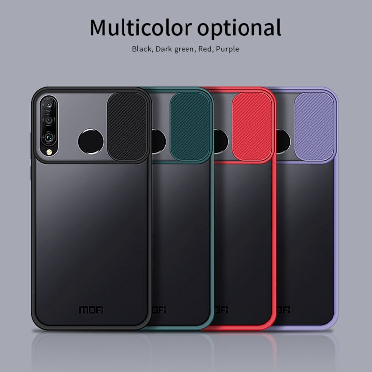 For Huawei P30 lite MOFI Xing Dun Series PC + TPU Anti-peep Waterproof And Anti-drop All-inclusive Protective Shell, Translucent Frosted(Red) - free shipping - PMC TechLife - Order now!