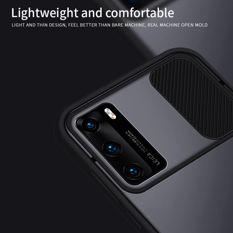 For Huawei P40 MOFI Xing Dun Series PC + TPU Anti-peep Waterproof And Anti-drop All-inclusive Protective Shell, Translucent Frosted(Black) - free shipping - PMC TechLife - Order now!