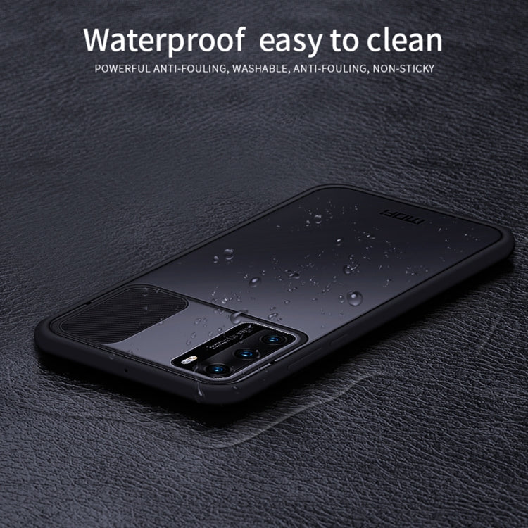 For Huawei P40 MOFI Xing Dun Series PC + TPU Anti-peep Waterproof And Anti-drop All-inclusive Protective Shell, Translucent Frosted(Green) - free shipping - PMC TechLife - Order now!