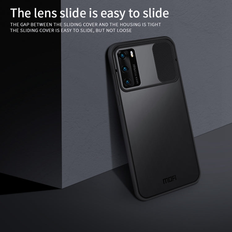 For Huawei P40 MOFI Xing Dun Series PC + TPU Anti-peep Waterproof And Anti-drop All-inclusive Protective Shell, Translucent Frosted(Purple) - free shipping - PMC TechLife - Order now!