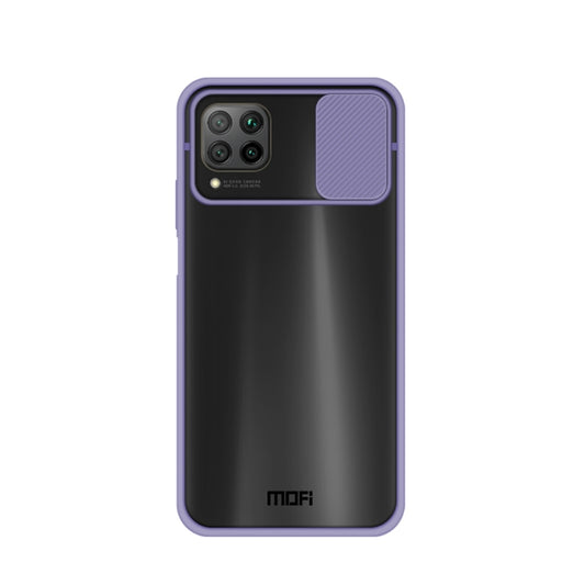 For Huawei P40 lite MOFI Xing Dun Series PC + TPU Anti-peep Waterproof And Anti-drop All-inclusive Protective Shell, Translucent Frosted(Purple) - Huawei Cases by MOFI | Online Shopping South Africa | PMC Jewellery