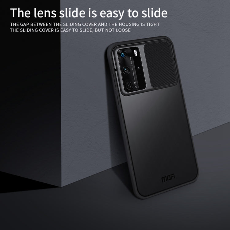 For Huawei P40 Pro MOFI Xing Dun Series PC + TPU Anti-peep Waterproof And Anti-drop All-inclusive Protective Shell, Translucent Frosted(Green) - Huawei Cases by MOFI | Online Shopping South Africa | PMC TechLife | Buy Now Pay Later Mobicred