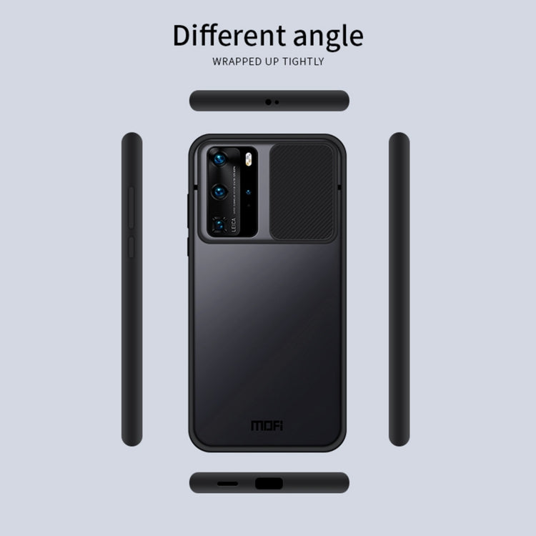 For Huawei P40 Pro MOFI Xing Dun Series PC + TPU Anti-peep Waterproof And Anti-drop All-inclusive Protective Shell, Translucent Frosted(Red) - free shipping - PMC TechLife - Order now!