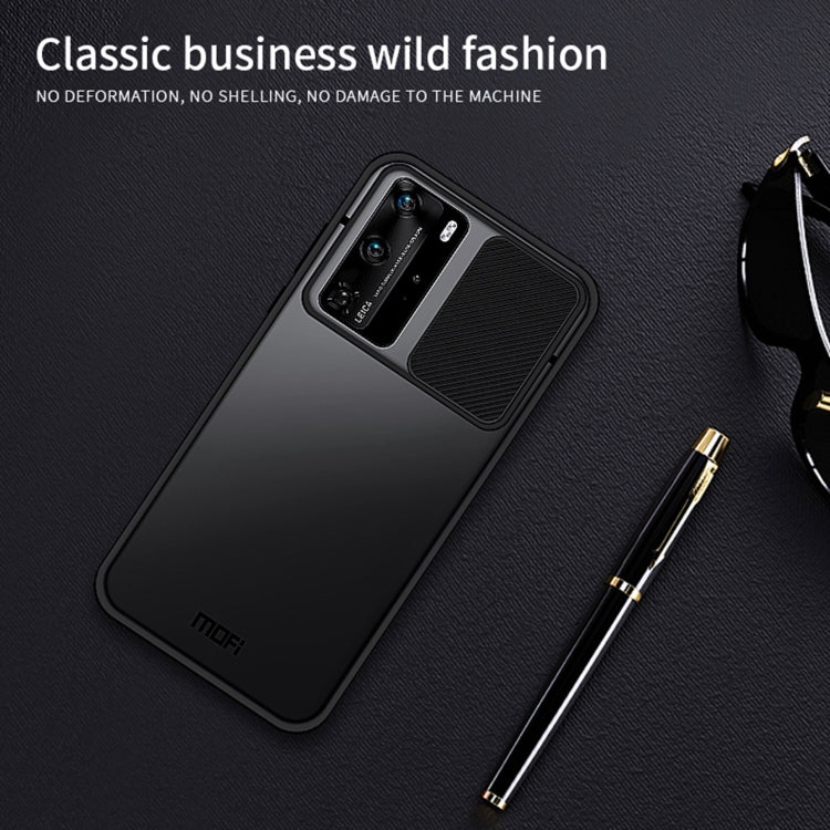 For Huawei P40 Pro MOFI Xing Dun Series PC + TPU Anti-peep Waterproof And Anti-drop All-inclusive Protective Shell, Translucent Frosted(Purple) - Huawei Cases by MOFI | Online Shopping South Africa | PMC TechLife