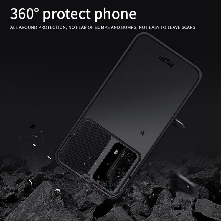 For Huawei P40 Pro+ MOFI Xing Dun Series PC + TPU Anti-peep Waterproof And Anti-drop All-inclusive Protective Shell, Translucent Frosted(Purple) - Huawei Cases by MOFI | Online Shopping South Africa | PMC TechLife