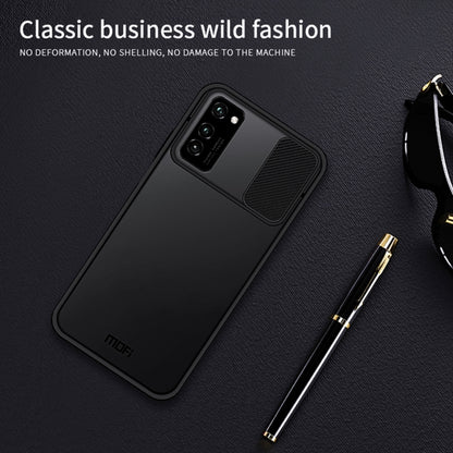 For Huawei HonorV30 MOFI Xing Dun Series PC + TPU Anti-peep Waterproof And Anti-drop All-inclusive Protective Shell, Translucent Frosted(Black) - Huawei Cases by MOFI | Online Shopping South Africa | PMC Jewellery