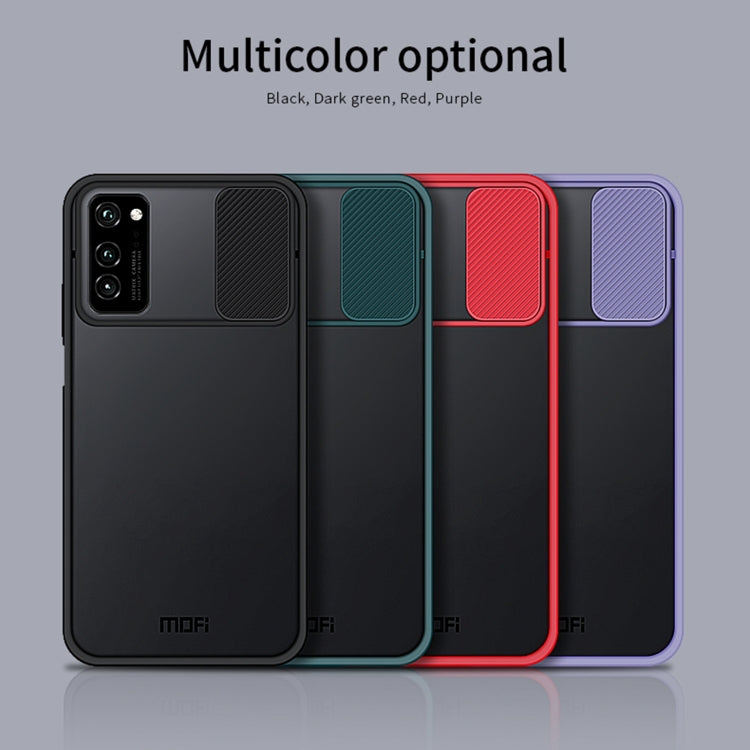 For Huawei HonorV30 MOFI Xing Dun Series PC + TPU Anti-peep Waterproof And Anti-drop All-inclusive Protective Shell, Translucent Frosted(Green) - Huawei Cases by MOFI | Online Shopping South Africa | PMC TechLife