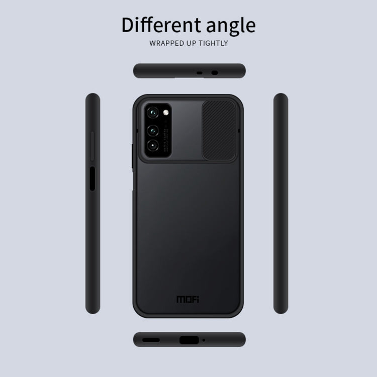 For Huawei HonorV30 MOFI Xing Dun Series PC + TPU Anti-peep Waterproof And Anti-drop All-inclusive Protective Shell, Translucent Frosted(Red) - Huawei Cases by MOFI | Online Shopping South Africa | PMC TechLife