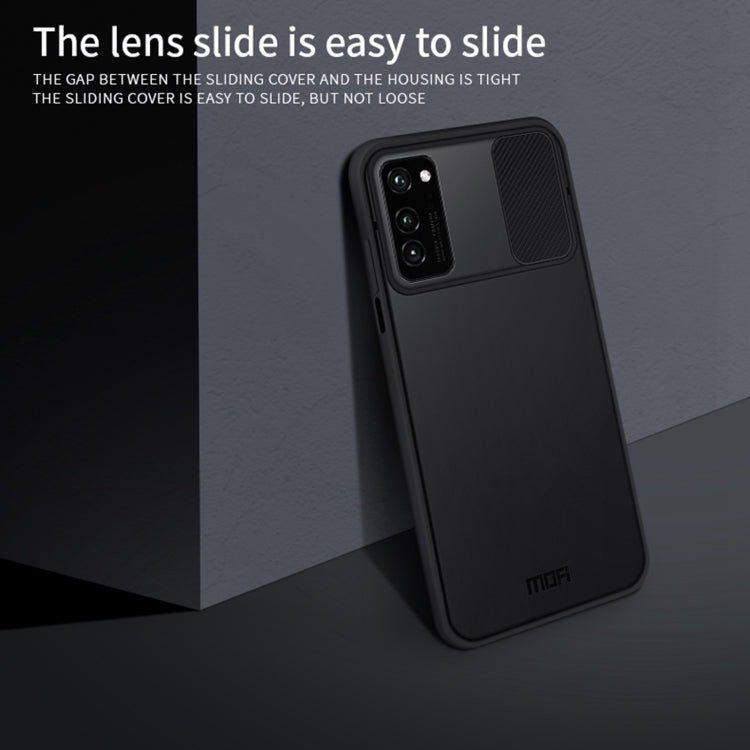 For Huawei HonorV30 MOFI Xing Dun Series PC + TPU Anti-peep Waterproof And Anti-drop All-inclusive Protective Shell, Translucent Frosted(Purple) - free shipping - PMC TechLife - Order now!
