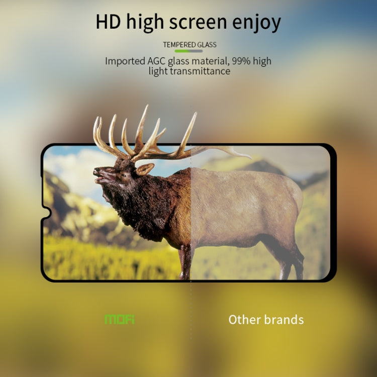 For Huawei Honor 30 Lite MOFI 9H 2.5D Full Screen Tempered Glass Film(Black) - Honor Tempered Glass by MOFI | Online Shopping South Africa | PMC Jewellery