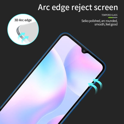 For Xiaomi Redmi 9A / 9C MOFI 9H 3D Explosion-proof Curved Screen Tempered Glass Film(Black) -  by MOFI | Online Shopping South Africa | PMC Jewellery