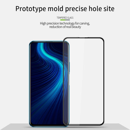 For Huawei Honor X10 MOFI 9H 3D Explosion-proof Curved Screen Tempered Glass Film(Black) - Honor Tempered Glass by MOFI | Online Shopping South Africa | PMC Jewellery