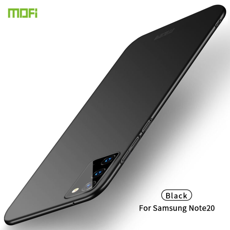 For Samsung Galaxy Note20 MOFI Frosted PC Ultra-thin Hard Case(Black) - Galaxy Note20 Cases by MOFI | Online Shopping South Africa | PMC Jewellery