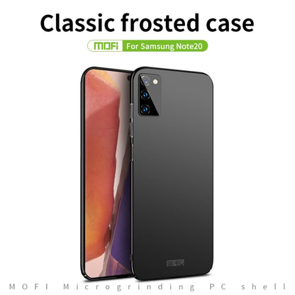 For Samsung Galaxy Note20 MOFI Frosted PC Ultra-thin Hard Case(Rose gold) - Galaxy Note20 Cases by MOFI | Online Shopping South Africa | PMC Jewellery