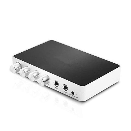 KM200 Portable Digital Stereo Audio Echo System Machine HDMI Karaoke Mixer Amplifier 4K/2K TV PC Home Theater - Microphone Audio Cable & Connector by PMC Jewellery | Online Shopping South Africa | PMC Jewellery | Buy Now Pay Later Mobicred